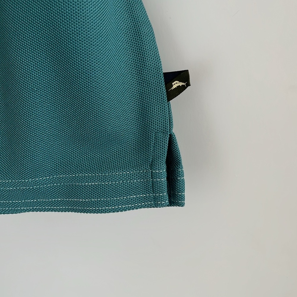 Tommy Bahama Green Polo Shirt Classic Design - Picture 8 of 11